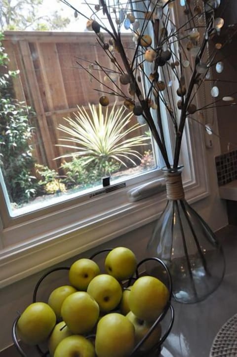 Patio view from kitchen window