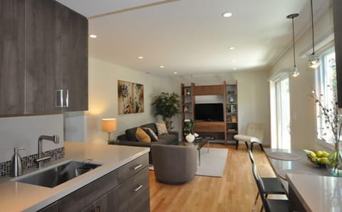 Kitchen and Living Room