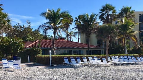 View of the Villa from the beach.