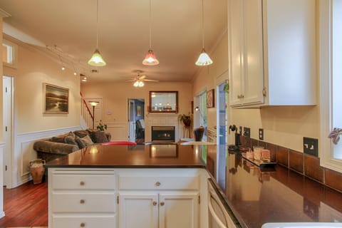View From Kitchen Into Family Room