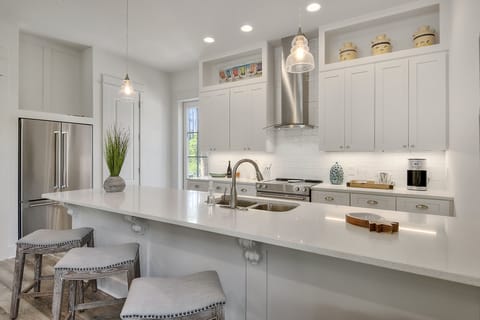 High-end appliances in the kitchen