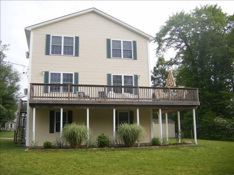 Front of home with a water view! Great family destination vacation home . 