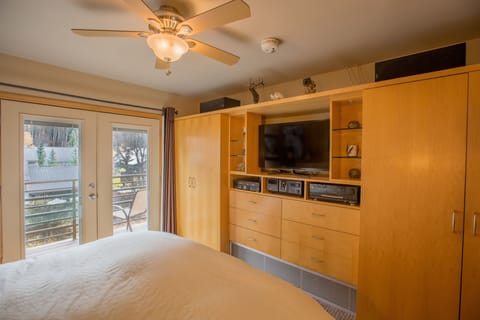 Master Bedroom with balcony, views and plenty of closet space