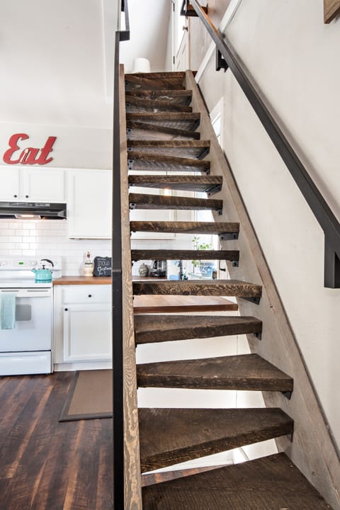 Stairway to upper level