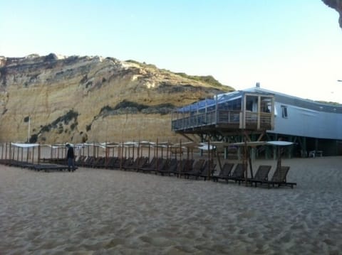 Sun loungers, beach towels