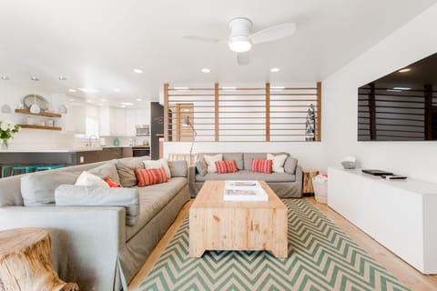 Upstairs - Comfortable living room, Giant Smart TV, Netflix available, DVD Playe