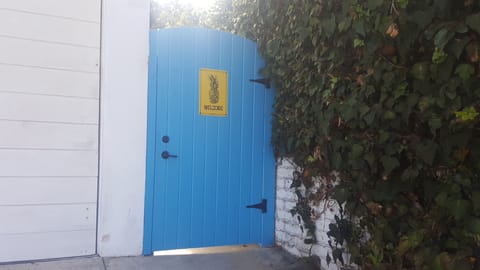 Front entrance to the private studio