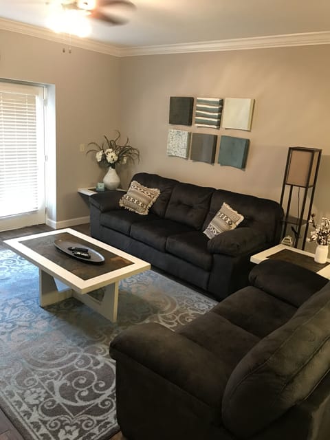 Living room with sleeper sofa