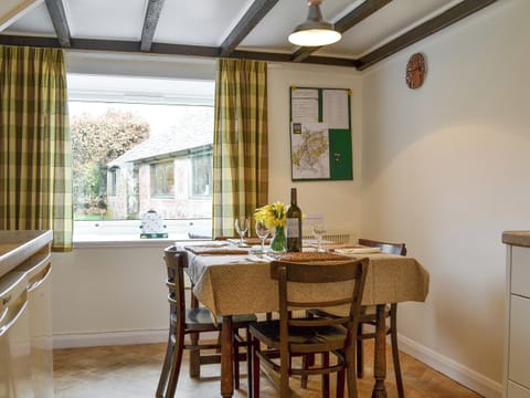 Spacious dining area within kitchen | Blairhosh Cottage, Balloch, Loch Lomond