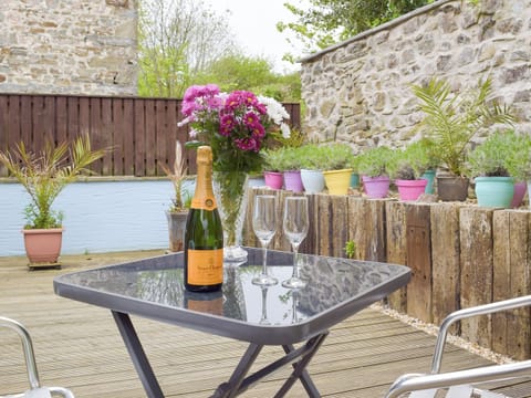 Attractive outdoor seating area | Llwynbedw, St Dogmaels, near Cardigan