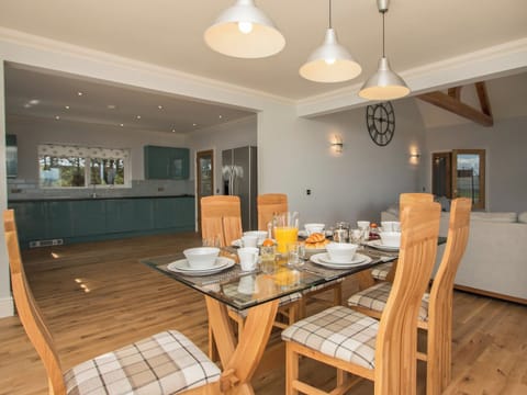 Appealing dining area with wonderful views | Quarter Acre House - Dinduff Lodge and Quarter Acre House, Low Dinduff, near Stranraer