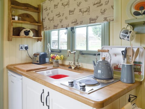 Attractive kitchen area | Farmer Oak’s Hut, Dippertown, near Tavistock