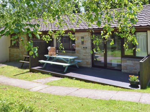 holiday home with outdoor seating on decked area | Happys - Happys and Gracelands, Lelant, near St Ives