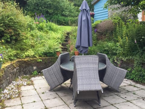 Sitting-out-area | Raglan Cottage, Ardentinny, near Dunoon