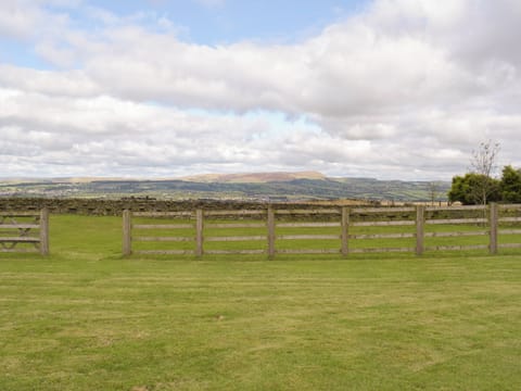 Spectacular views over garden towards Pendle Hill | Barley Heights, Hapton