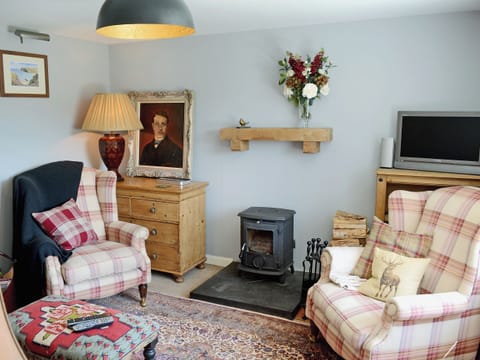 Beautifully decorated living room | The Wee Hoose, Linside, near Dornoch