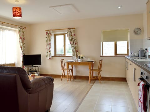 Open plan living/dining room/kitchen | Maes Y Prior Holiday Barns - The Smithy, Carmarthen