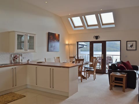 Light and airy open plan living space | The Quaich, Fearnan, by Aberfeldy