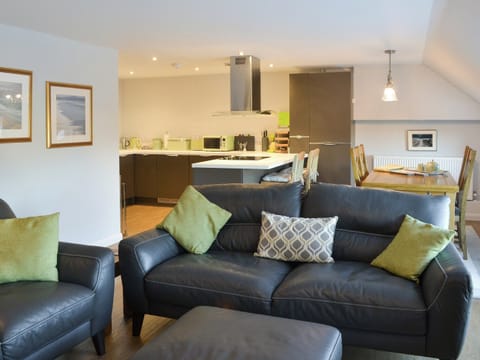 Well-designed open-plan living area | Alnwick Old Brewery Apartment, Alnwick