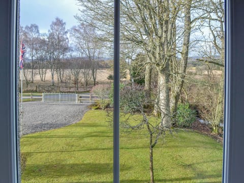 Excellent view of the garden from the first floor | The Coach House, Alford