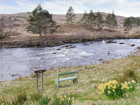 Lovely view over the nearby river | Glenrossal Cottages - Keeper’s House, Birch Cottage, Rowan Cottage - Glenrossal Cottages, Rosehall, near Lairg