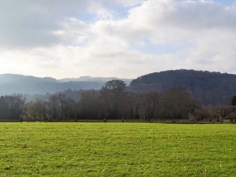Outstanding rural views from the terrace | Cider Mill Lodge, Brockweir