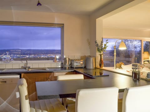 Breakfast bar area with great views | Balnacraig, Craigton, near Inverness