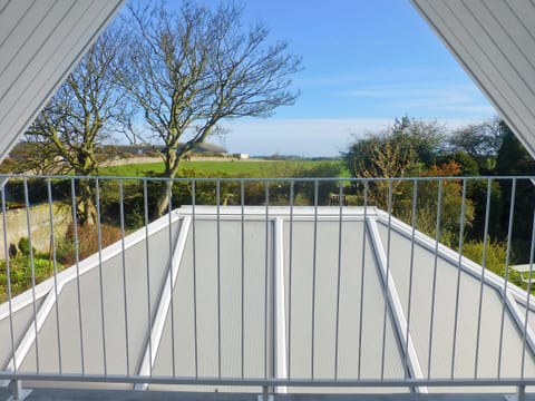 View from the balcony, to the surrounding countryside | Lottie’s Place, Seahouses