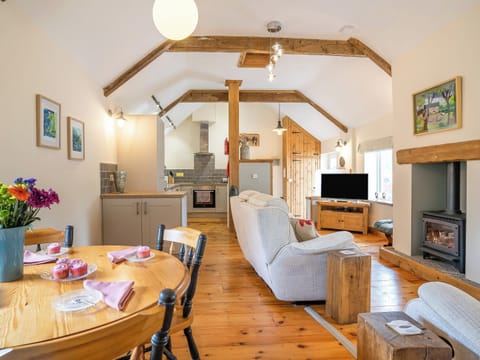Open plan living space | The Milking Parlour, Saron, near Llandysul