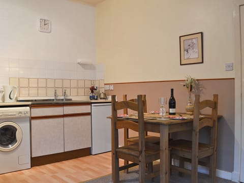 Open plan living/dining room/kitchen | MacDonald Cottage - Kirkmichael Village Cottages, Kirkmichael, near Pitlochry