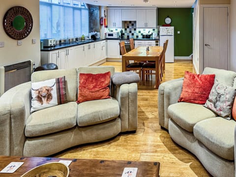 Living Room / Dining Area | Oak Tree Barn - Oak Tree Holiday Lets, Otterburn