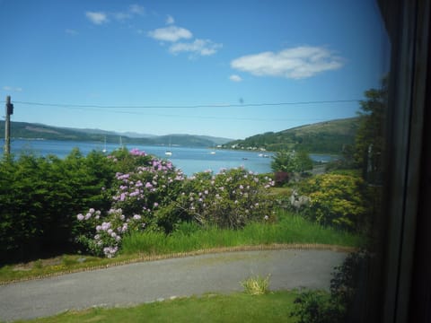 View from the bedroom window | Tigh an Uillt, Strachur, near Inveraray