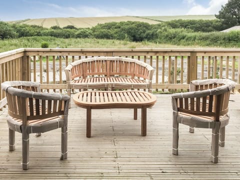 Decking | Little Owl Lodge, St Columb, near Padstow