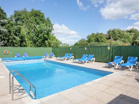 Swimming pool | Sunset - Horselake Farm Cottages, Cheriton Bishop