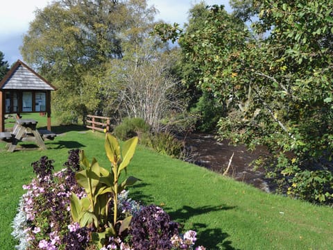 Nethy Bridge, village centre and River Spey | Highland, Scotland