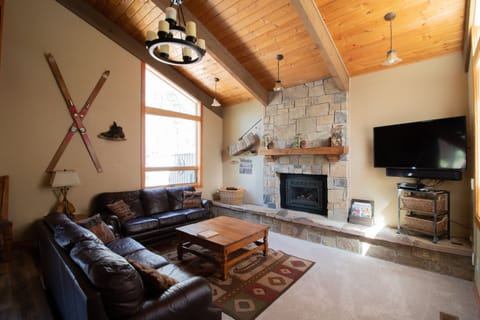 Living area | TV, fireplace, video games, DVD player
