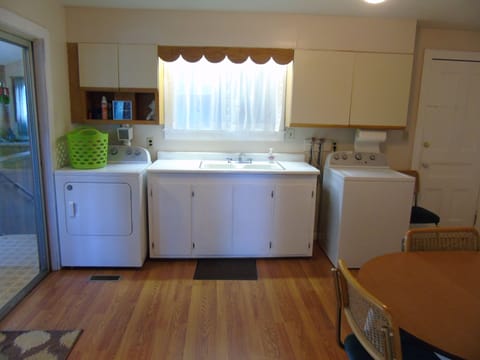 Laundry: a warm place to store all your ski gear