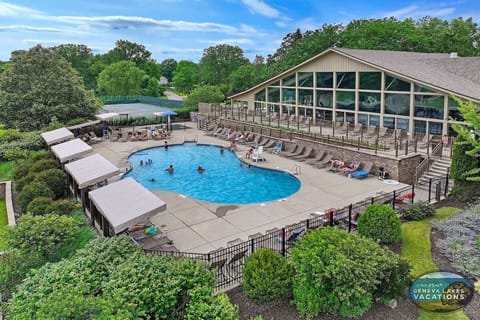 Indoor pool, a heated pool