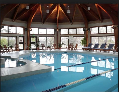 Indoor pool, a heated pool