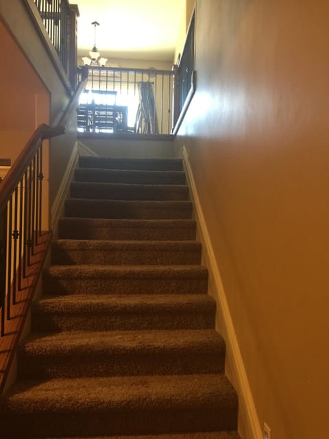 Wide open staircase 