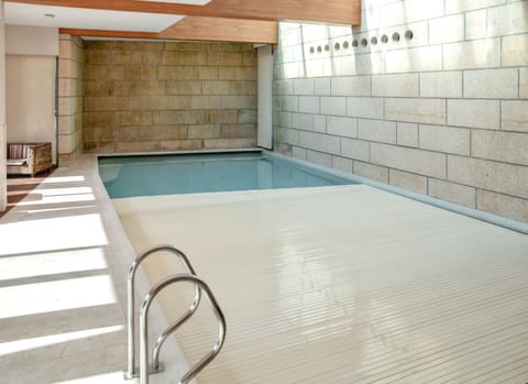 Indoor pool, a heated pool