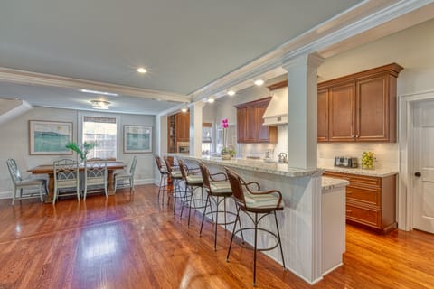 Hardwood flooring and open space for all