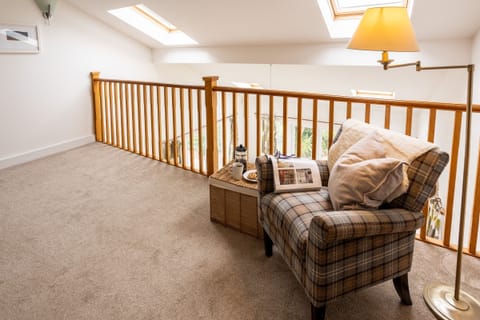 Ty Traeth Landing looking over the Dining Room