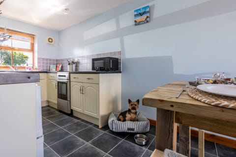 The Granary - Dog in Kitchen