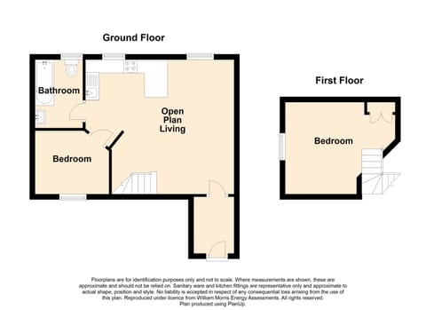 Bwthyn Dwynwen floorplan