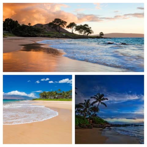 Beach nearby, sun loungers, beach towels