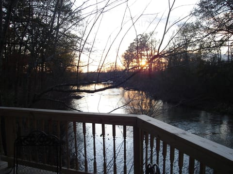 Sunset off deck