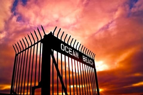 Ocean Beach Pier Gate