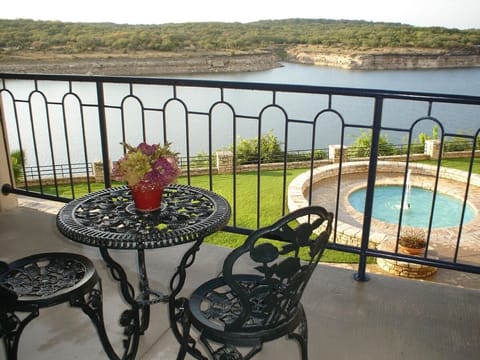 Private Balcony overlooking Lake Travis