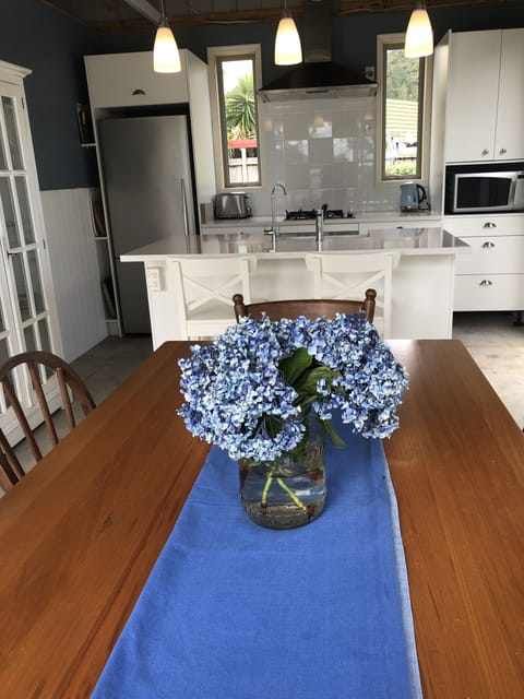 Our cottage is newly built with a brand new kitchen, bathroom, toilet & laundry.